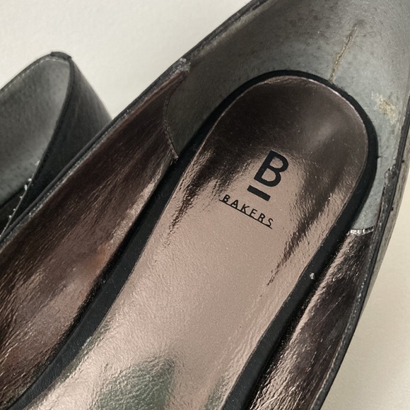 Bakers Black Studded Flats - Picture 4 of 10